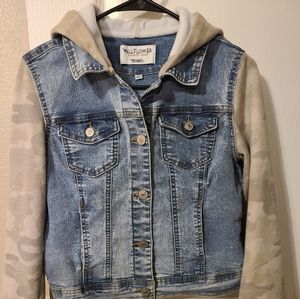 Wallflower Camo & Jean Jacket